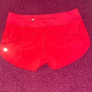Lululemon Red Shorts Size 6